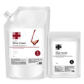 [Dr. CPU] Wine Cream Modeling Mask Pack_Gel 1kg / Magic Powder 100g_ Skin Care Shop